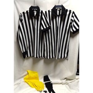 7 PC. REFEREE SET, 2 SHIRTS 1 PR  SOCKS, 2 WEIGHTED  FLAGS &‎ A WHISTLE